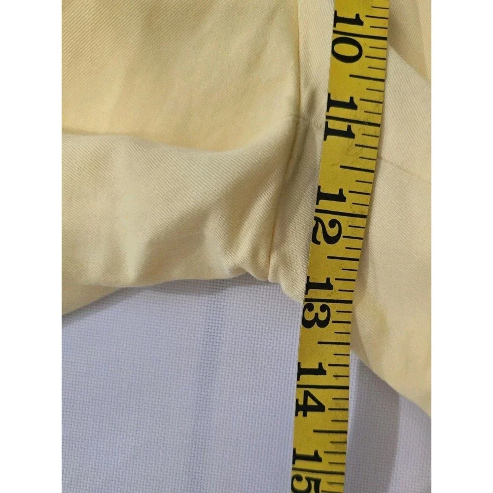 NWT Banana Republic Islet Pants Women's 4 Soft Yellow Business Casual |MSRP 150